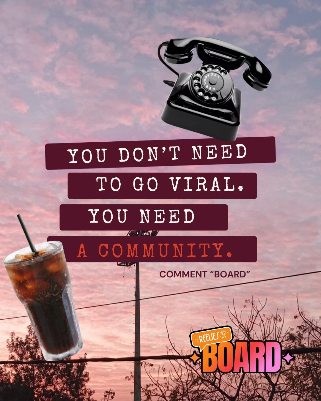 You don&rsquo;t have to grow your business alone! 🤩👇🖥️

Introducing The Reelies Board 🤩

A community for small business owners and creators to connect, collaborate, and champion each other&rsquo;s work, all year long, not just on @thereelies red 