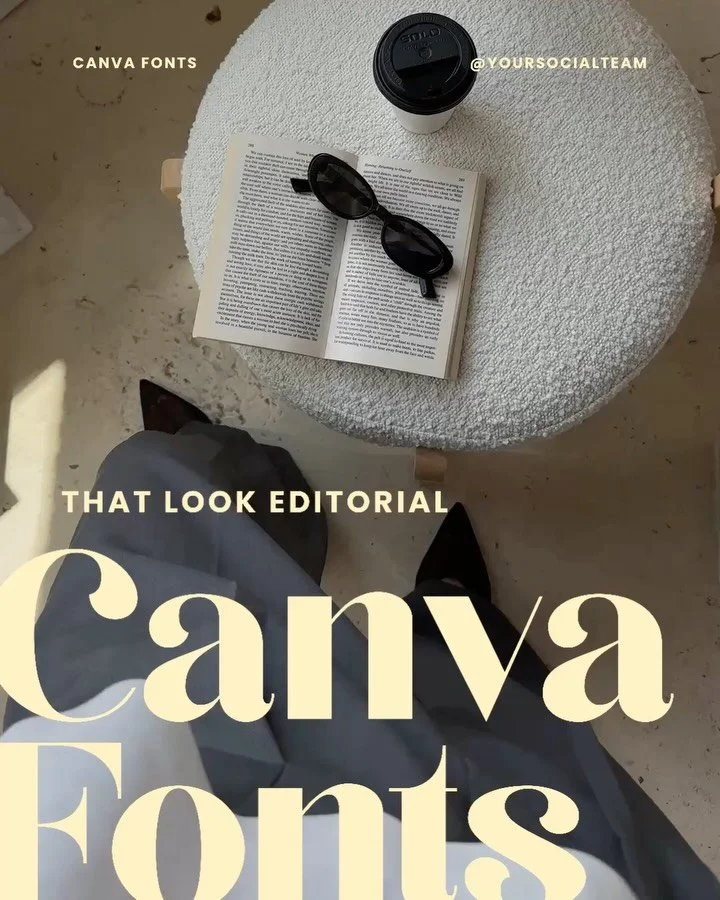 Canva fonts that will make your brand look like it belongs in Vogue ✨

After creating over 3,000 templates for @yourtemplateclub and 4,715 posts for this account, I&rsquo;ve tried every Canva font there is, and I&rsquo;m sharing the very best with yo