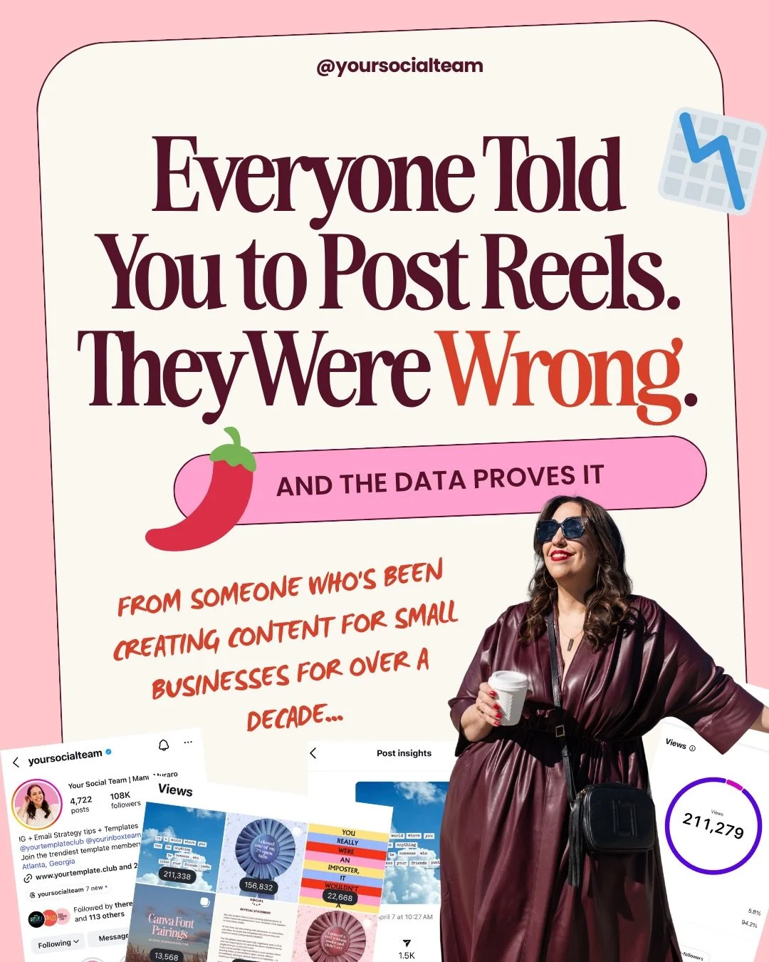 everyone told you to post more Reels. they were wrong. 👀⁠
⁠
for years that was the advice: &ldquo;post more, film more, edit more&rdquo;. so everyone abandoned their feed and hoped a Reel would save them.⁠
⁠
but things shifted in 2025.⁠
⁠
shares bec