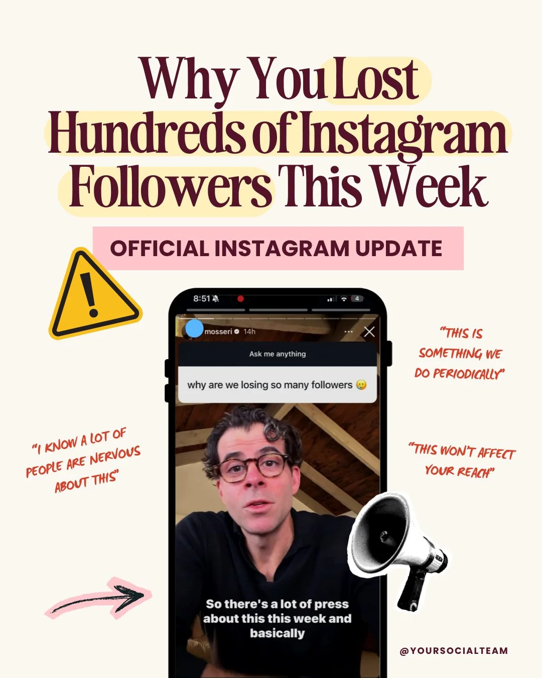 If you woke up this week and your Instagram follower count dropped, you are not alone. ⁠
⁠
On May 6, 2026, Instagram users around the world started noticing their follower counts dropping overnight. So many people lost Instagram followers suddenly, a