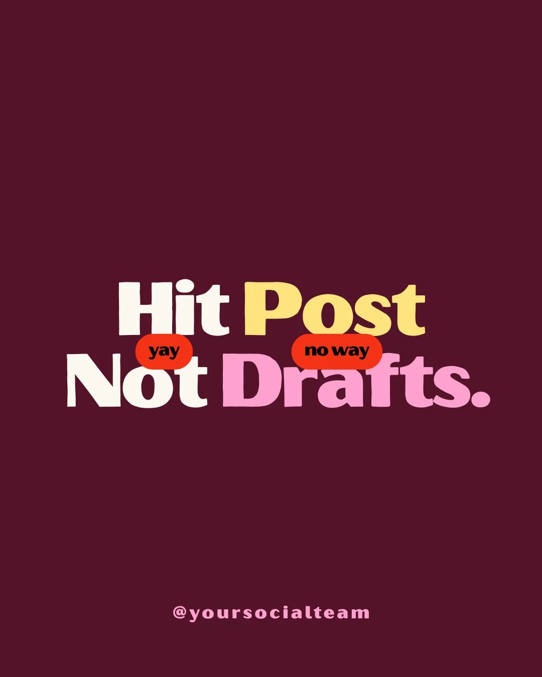 Your friendly reminder by your friends from @yoursocialteam. ⁠
⁠
Template from @yourtemplateclub (pack: "Viral Quotes" available at the Template Library).