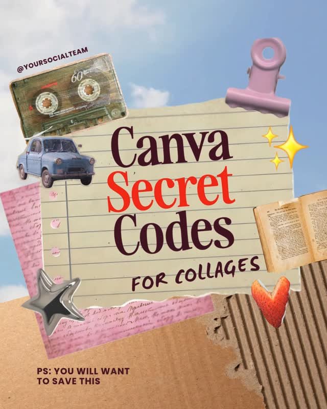 Canva secret codes that are about to change how your designs look forever 👀 ⁠
Save this NOW because you'll want to come back to it every single time you open Canva.⁠
⁠
Type these into the Elements search bar and unlock entire hidden element collecti