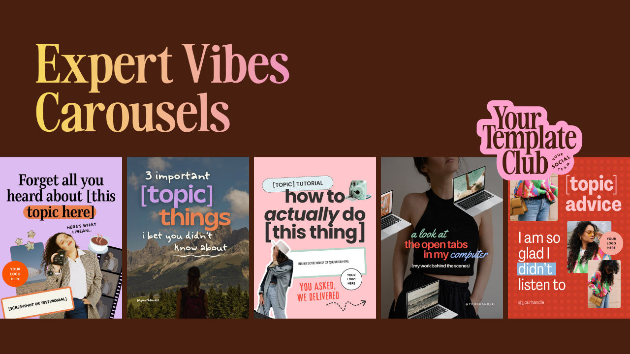 Expert Vibes Carousels