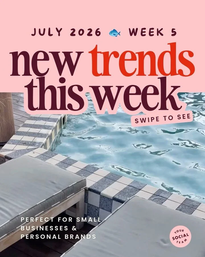 July Trends, Week 5 ✨ and our templates that help you jump on these in minutes 😎⁠ ⁠
⁠
(plus an adorable bonus, so make sure you swipe all the way!)⁠
⁠
TREND 1 💪 Long Arm Carousel - &ldquo;swipe to see [this thing]... one more swipe...&rdquo; and th