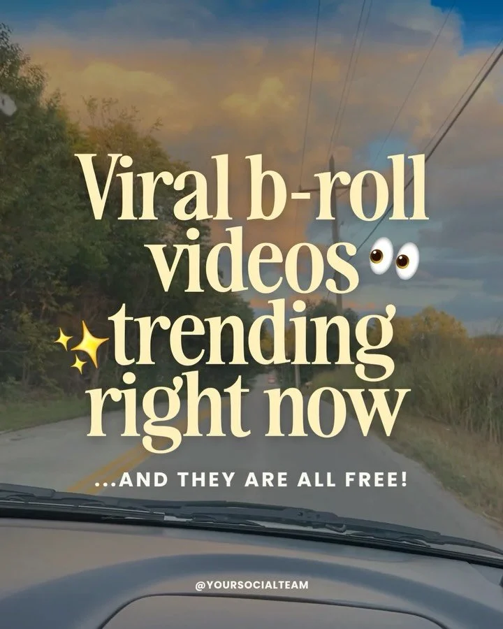 6 viral b-roll trends taking over your feed right now &mdash; and what to search to get them 100% free at @dupephotos 👀✨⁠
⁠
Save this so you always have trending b-roll ready to drop into your next Reel or Video Carousel.⁠
⁠
The same handful of aest