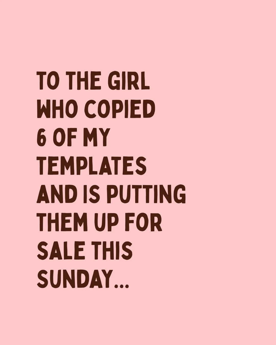 Anywhoooo.... comment &ldquo;DROPS&rdquo; for the link. 

When you join you access past drops and get the new templates every Monday morning. So you always have something *actually* new to post without Instagram taking over your workday. 🙌