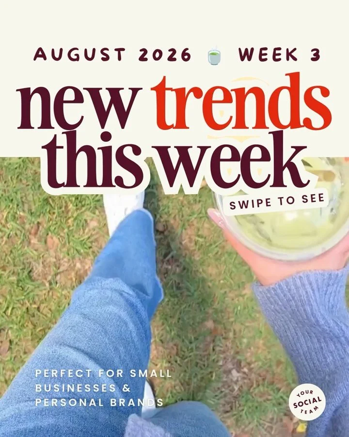 New August Trends, Week 3 ✨ and our templates that help you jump on them in minutes 😎⁠
⁠
TREND 1 😆 &ldquo;Pause to Get It Free&rdquo; Interactive Reel - screenshot at the perfect time to win a free something from you and of course the frame never q