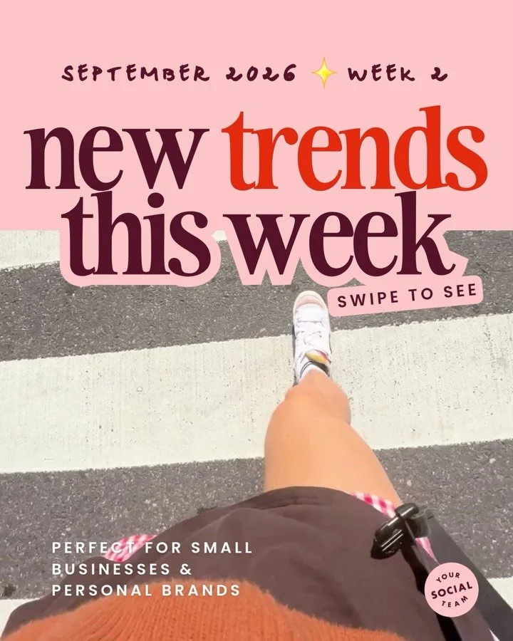 September Trends, Week 2 🔥 and our templates so you can jump on these in minutes 💅⁠
⁠
TREND 1 🚪 The Fake Carousel - (this one gave me 20K views in 24 hours... from a feed post!!! 🤯)⁠
the playful prank post that looks like a multi slide carousel b