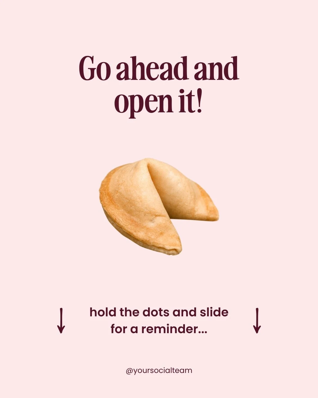 Your friendly reminder not to worry about perfection, stop scrolling and just post something. Any &ldquo;bad&rdquo; post will still remind your audience of your business and could even get you a new client.⁠
⁠
Or I have a better option... if you want