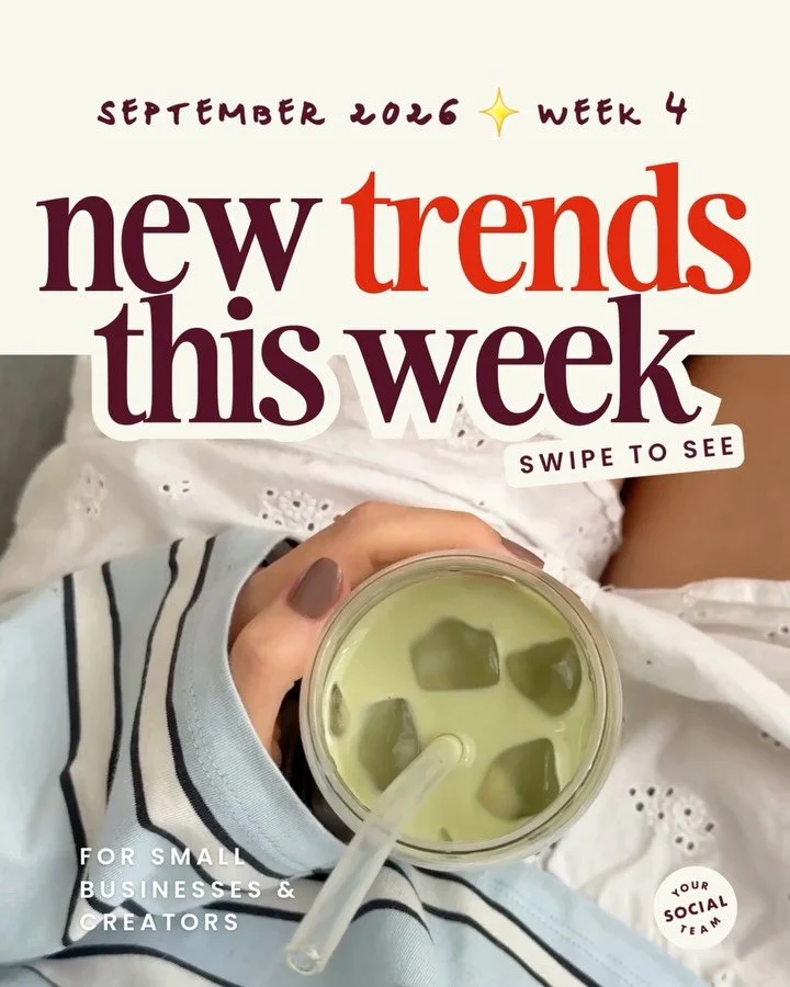 september trends, week 4 ✨ and our templates that help you jump on these in minutes 😎⁠
⁠
TREND 1 📱 Instagram Story Grab - your photo sits behind a fake instagram story bar and one of the story circles pops out so it looks like you&rsquo;re holding 