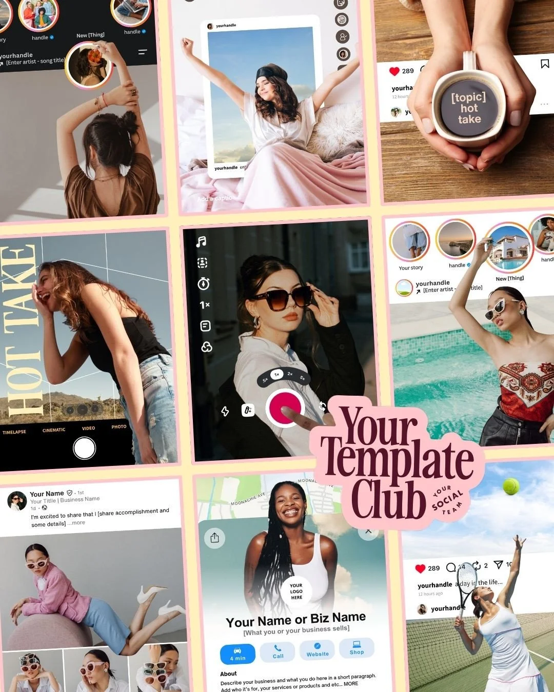 It's the first of the month which means we have a new pack of template in our library at the @yourtemplateclub!⁠
⁠
Now available inside the Instagram Feed Posts Category.⁠
⁠
Not a member yet? WHAT??? Comment "DACLUB" for the link! 🙌