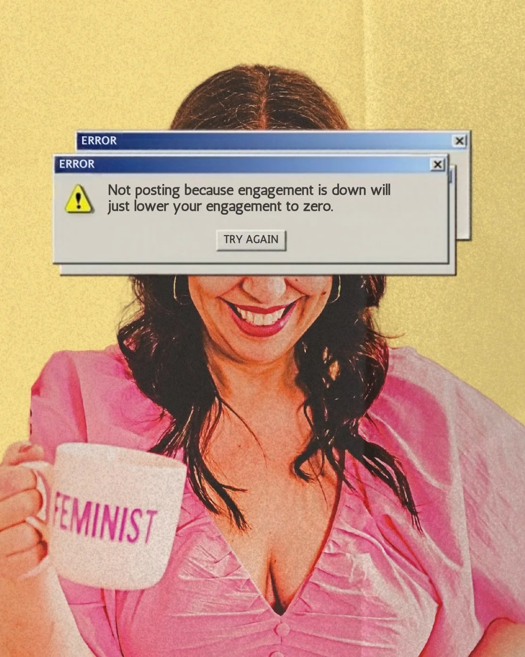 Let me get this straight.... You&rsquo;re unhappy with the number of people you&rsquo;re reaching, so you decide to reach zero people instead?⁠
⁠
May I give you a better strategy? Give your content a shake up, create posts that take a lot less of you