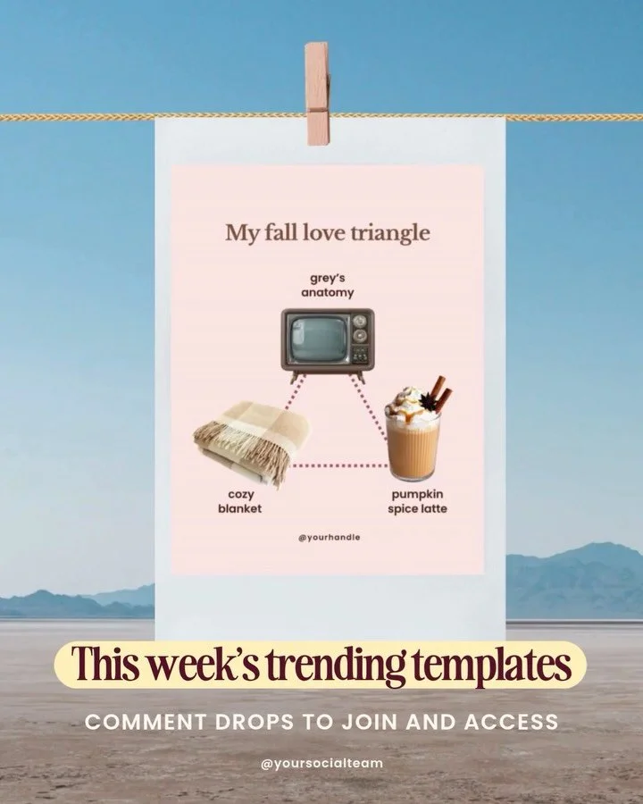 October Instagram Trends for this week ✨ and our Canva templates that yu can customize for your unique brand in minutes and be early 👻⁠
⁠
TREND 1 💅 But I&rsquo;m Also... Reel - A Reels trend that you can create in five minutes and show your audienc