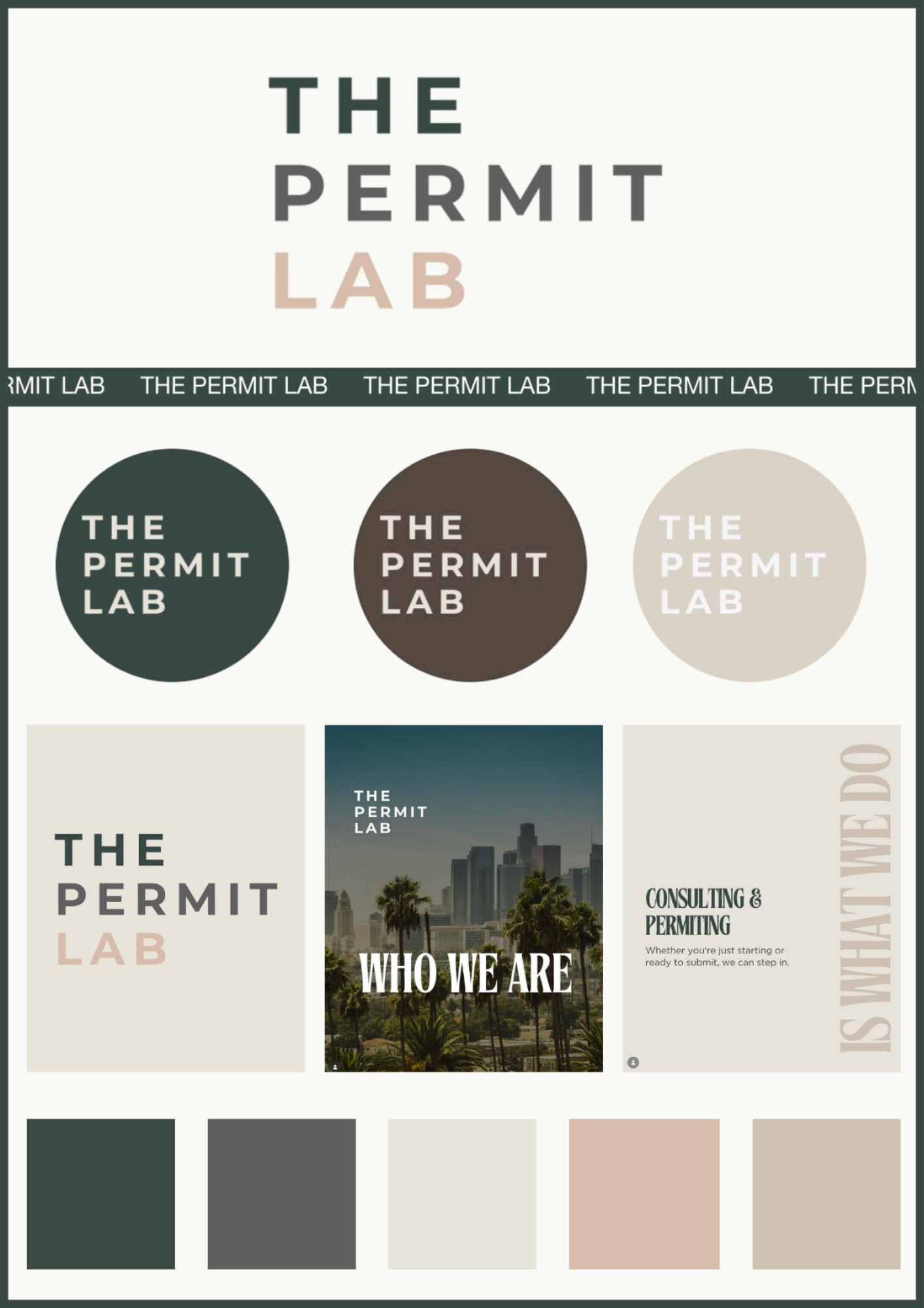 The founder of The Permit Lab was feeling stuck and had not taken her business off the paper. With the branding she created her Instagram account and a simple website in one week.