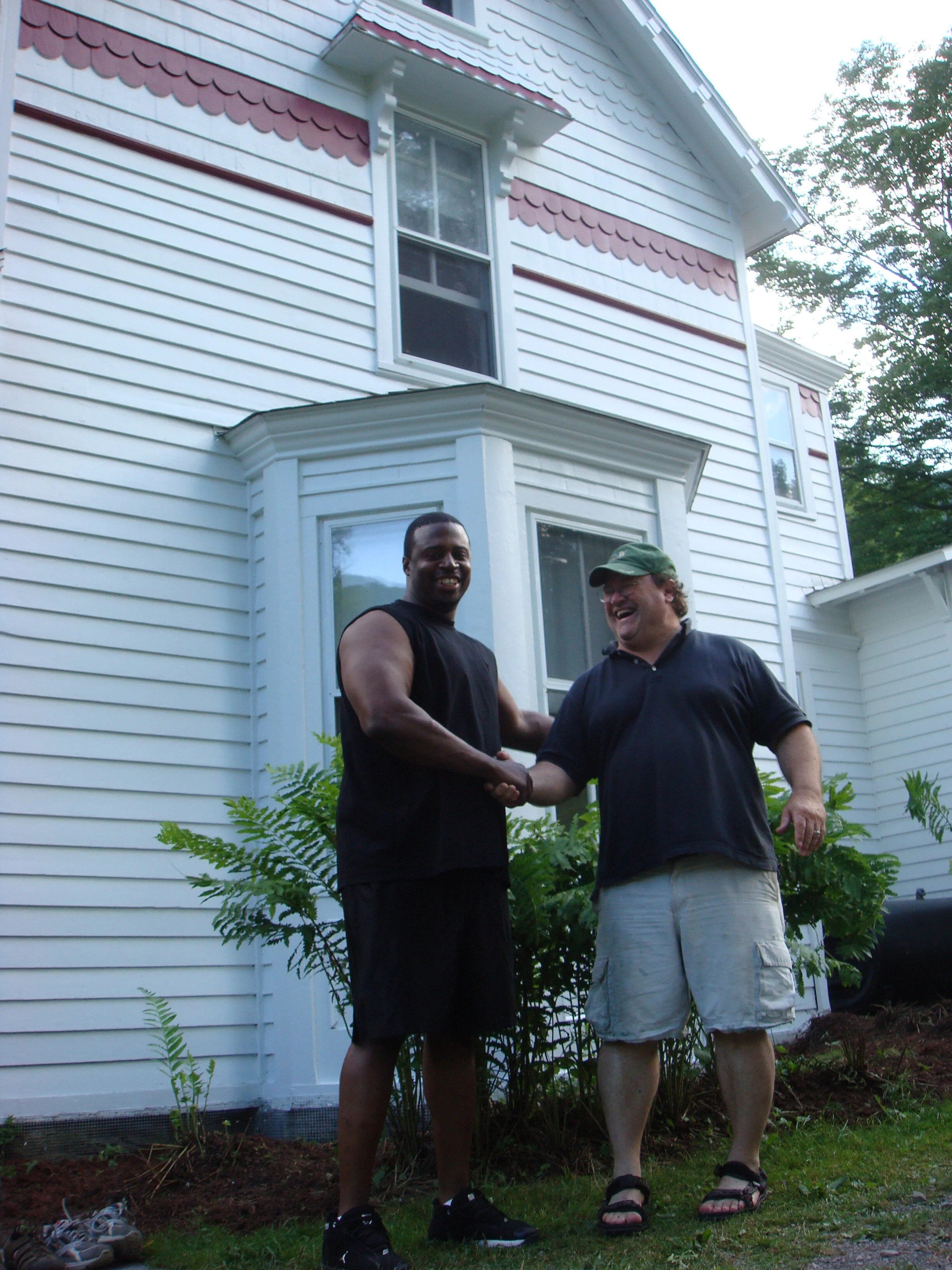 Joe & Brownie - job well done!