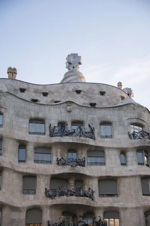la pedrera gaudi attraction in barcelona