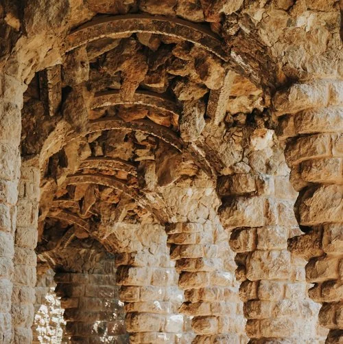 colonia guell gaudi attraction in barcelona