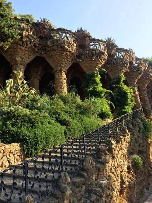 park guell gaudi site in barcelona