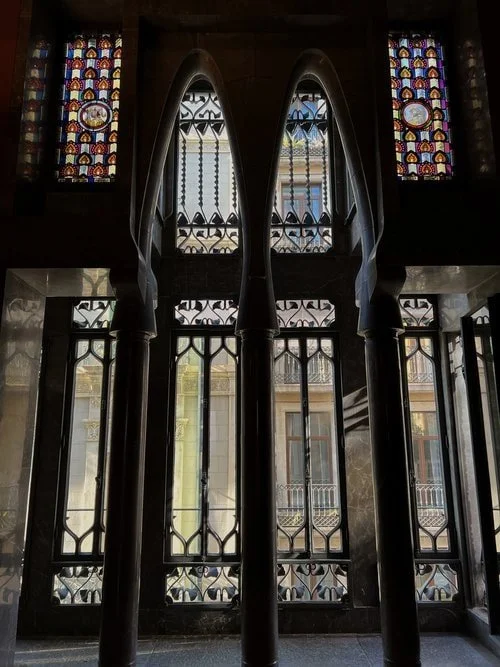 palau guell gaudi site in barcelona