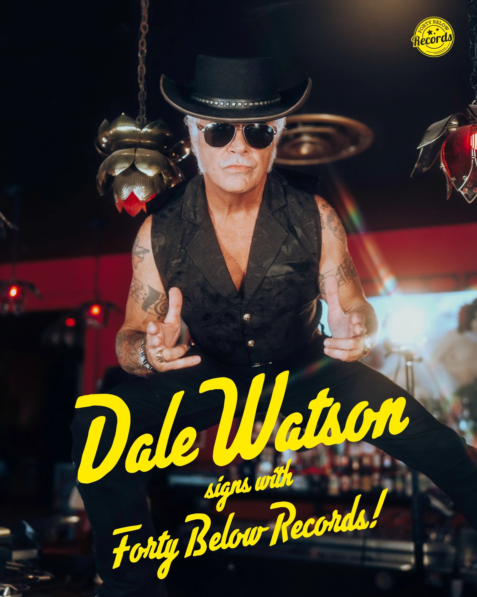 Country Legend Dale Watson Signs with Forty Below