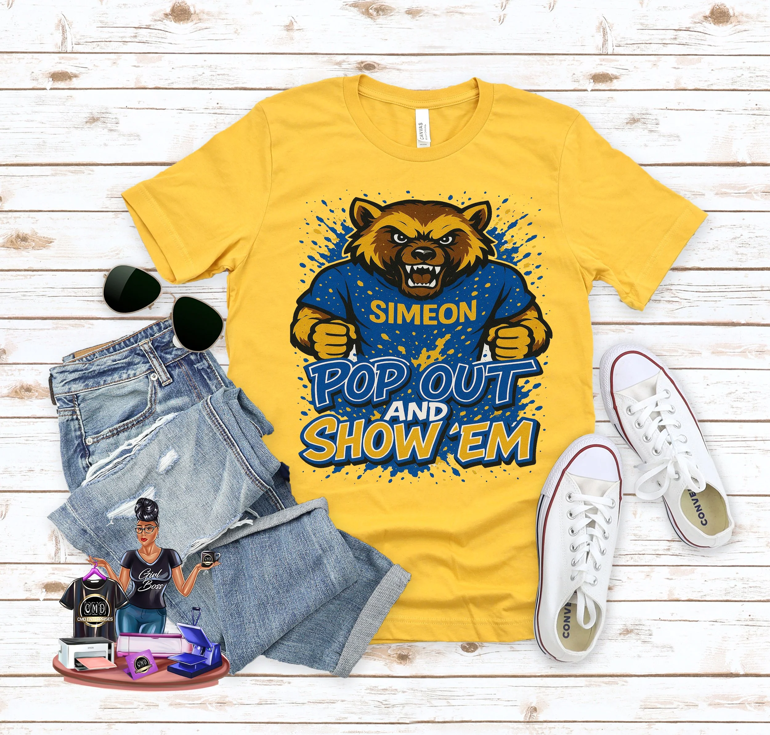 Pop Out and Show Em' - Simeon