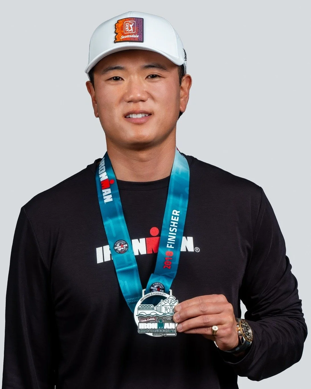 Taking headshots for this particular team is always interesting - we never know what the participant is going to pick for their "personality shot." When you hover over the employee's standard headshot on the business's website, their person