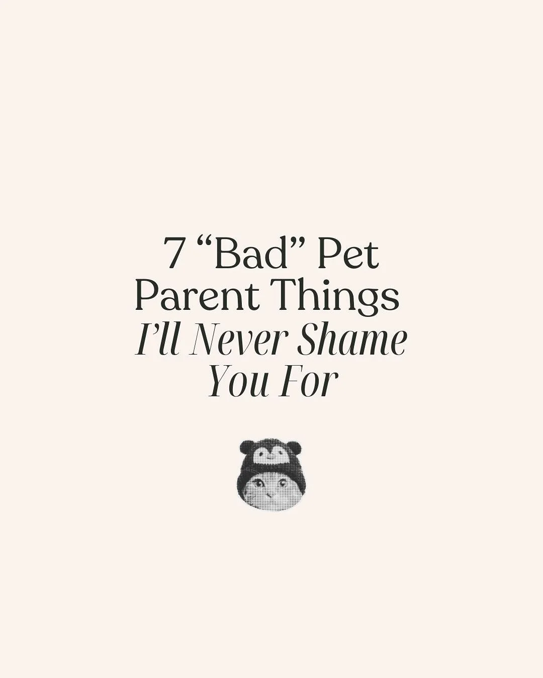 It&rsquo;s been a minute since I posted a love letter to pet parents 📝💌
Lately, I&rsquo;ve been thinking a lot about shame &amp; how it tends to reinforce negative beliefs like:
What&rsquo;s wrong with me? What&rsquo;s wrong with life?

In that min