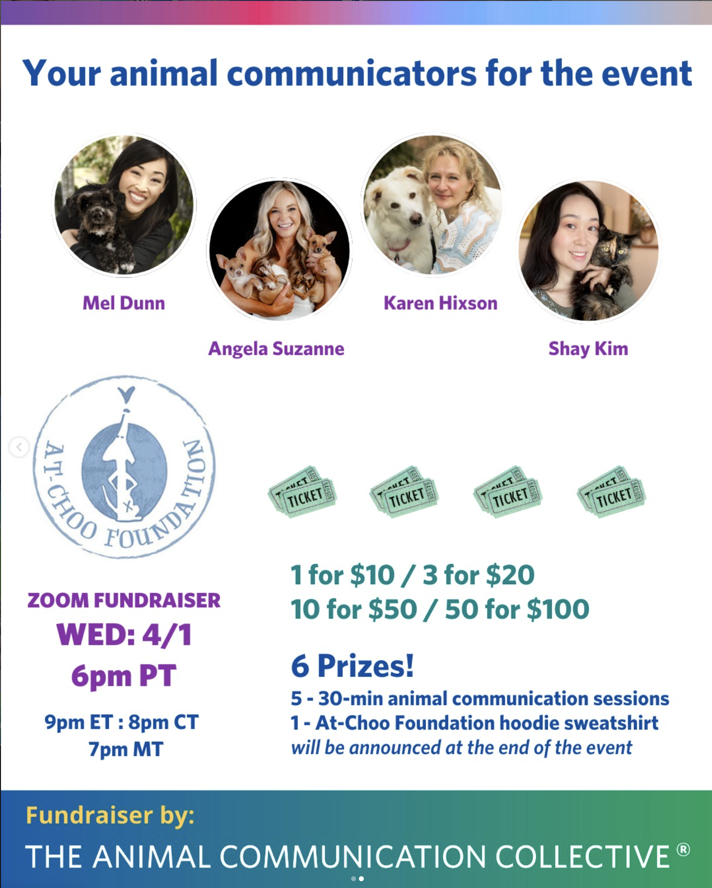ACC fundraiser with Shay as a reader