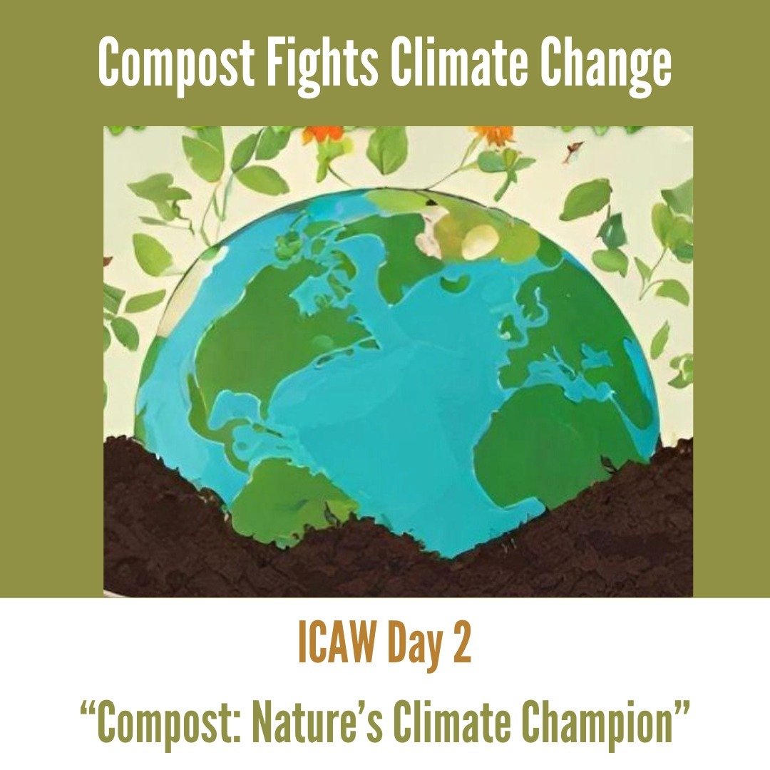 Composting is a tool in addressing climate change. Compost reduces greenhouse gas emissions at landfills, promotes healthy plant growth and increases resilience to the effects of climate change such as drought, flooding and other extreme weather even