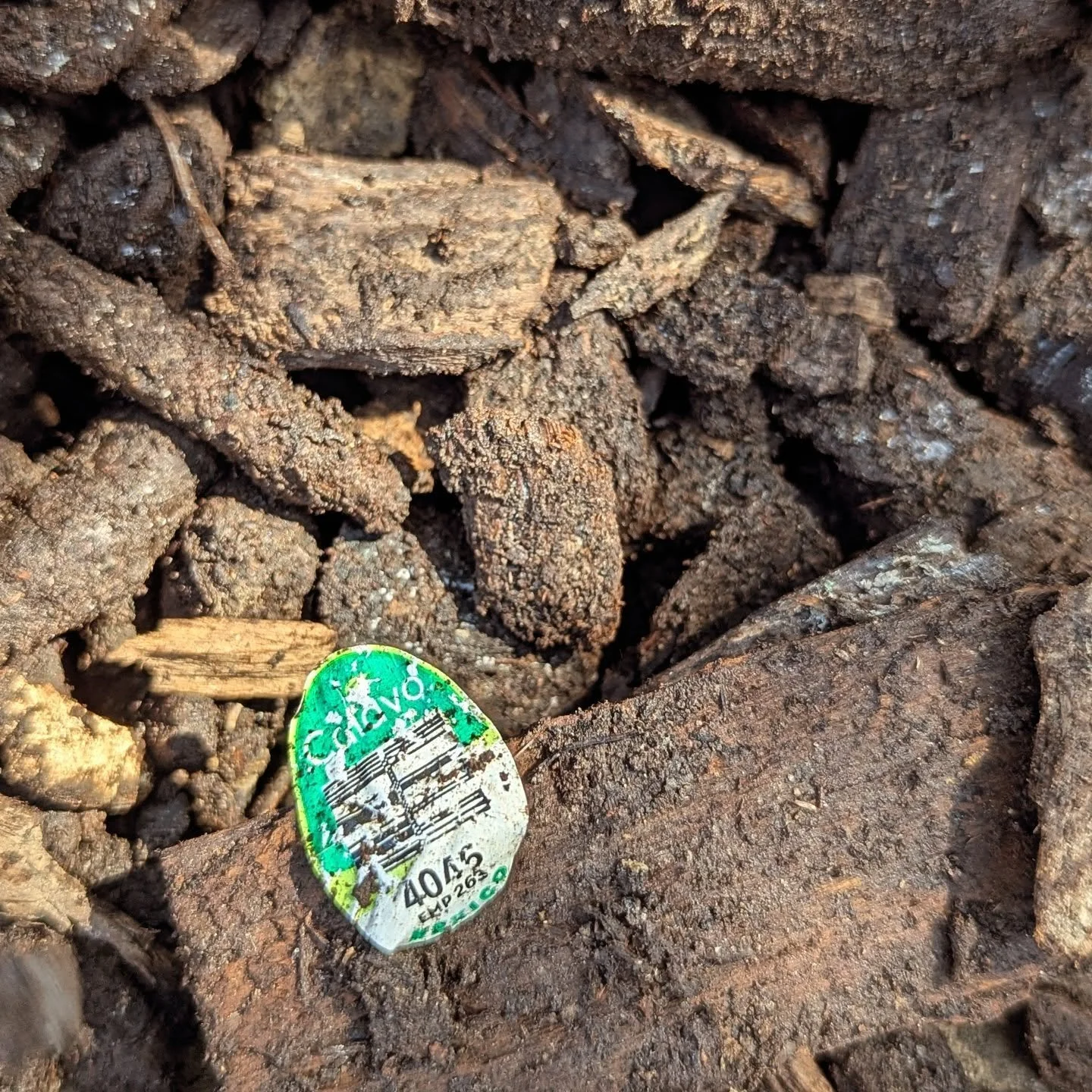 Proof in the overs...that the compost is indeed made from your food scraps! (Overs are the large pieces we screen out like wood chips, bones, avocado pits, etc.... Stuff that will break down, but just needs a bit more time).