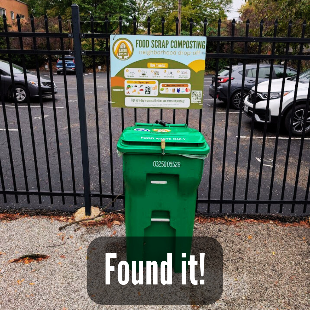 new earth farm compost drop off bin