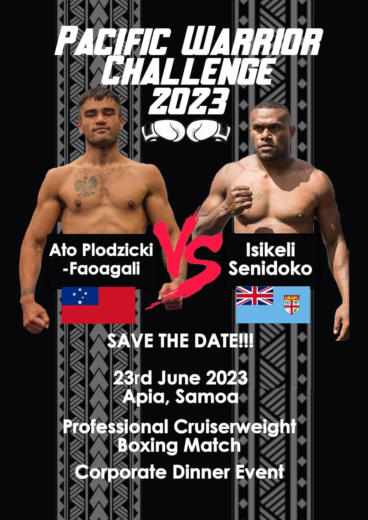 Sauni Tupuola Ato Plodzicki e iloilo ma le ali'i fusu mai i Fiti o Isikeli Senidoko