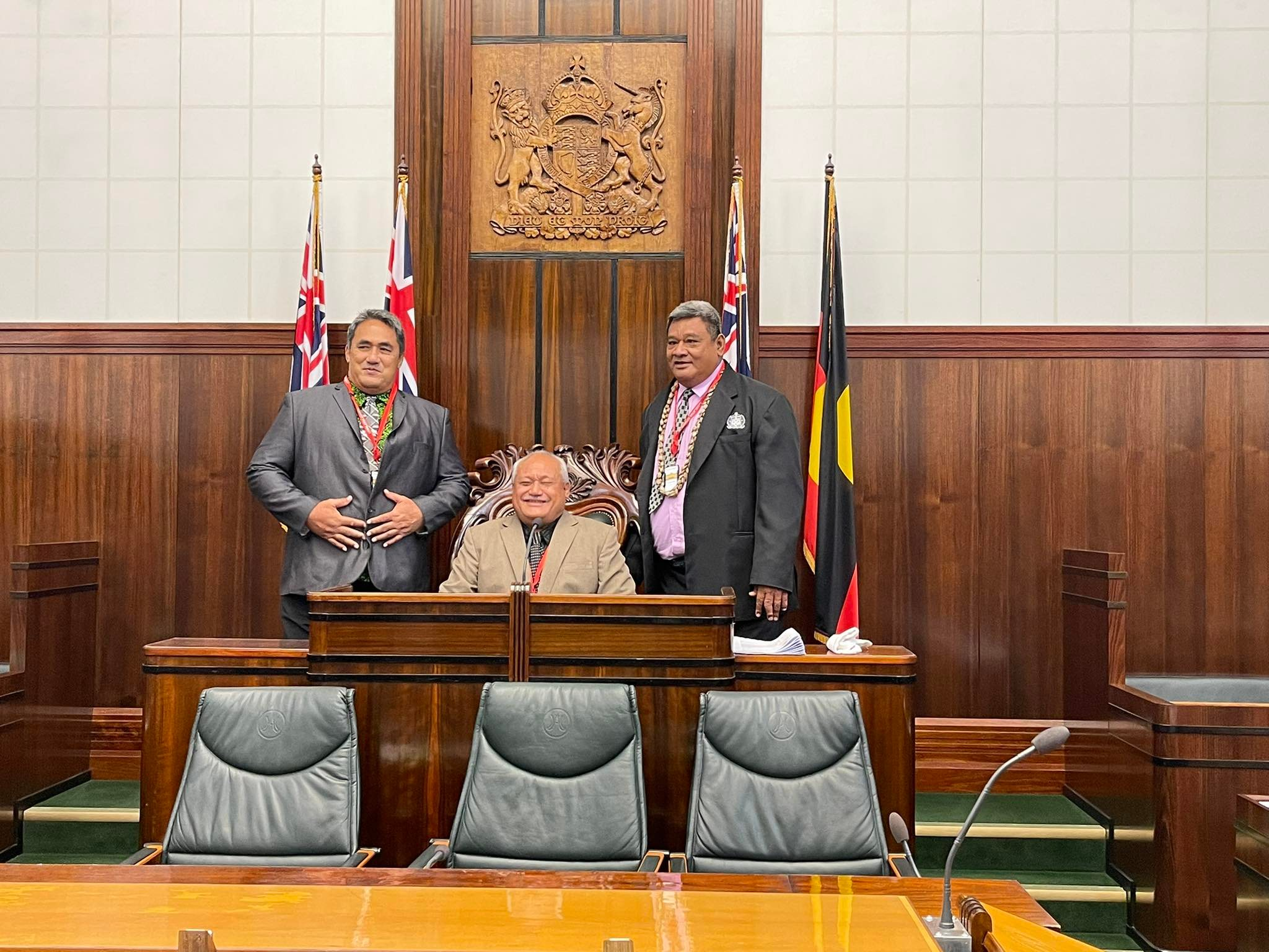 Speaker Papalii led the first visit of the Samoan Parliament to ...