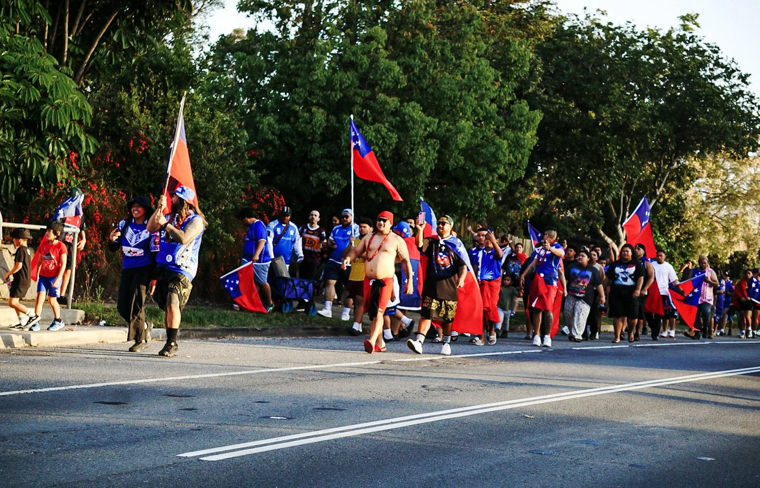 COOK ISLANDS RALLY In Support Of TOA SAMOA — HAMO FM