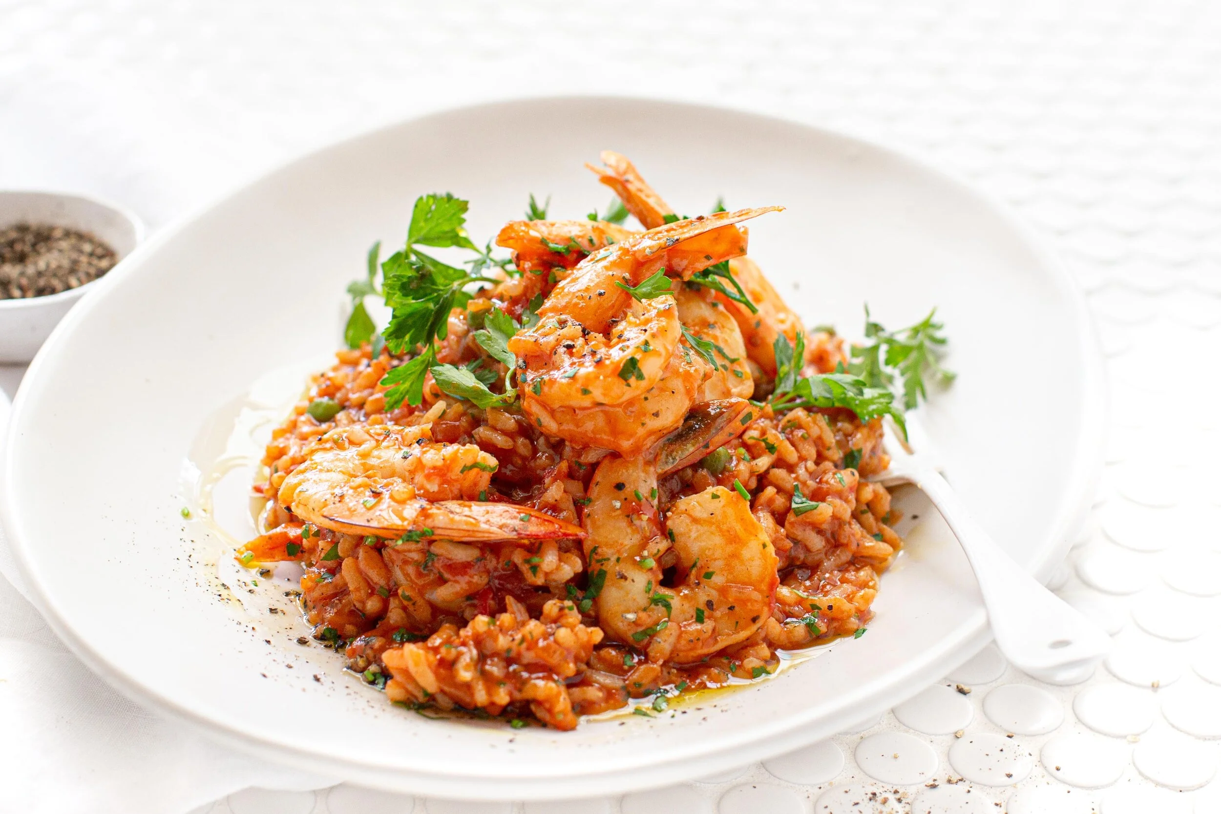 Prawn & Tomato Risotto — Angelakis Bros