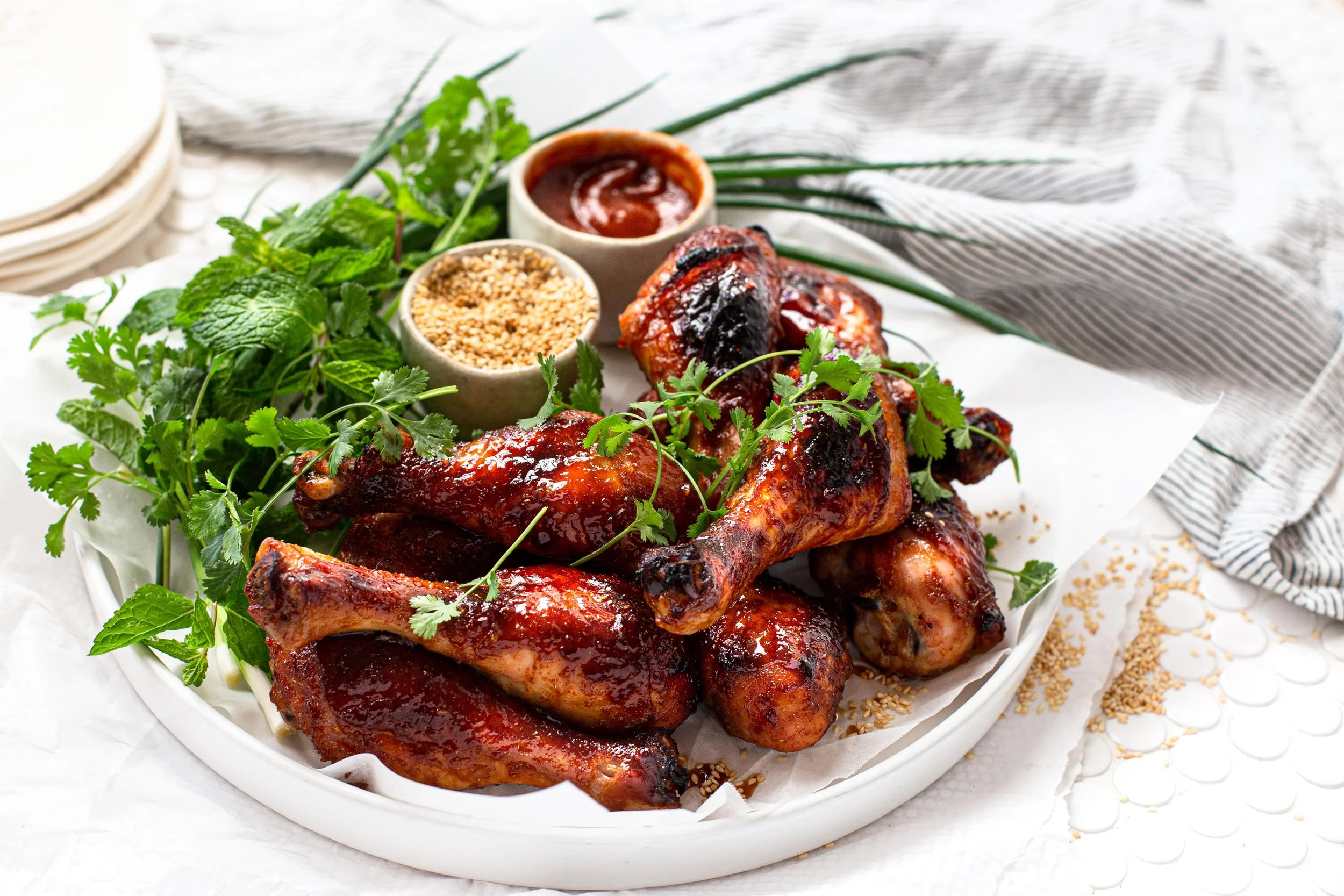 Lemongrass, Soy & Ginger Chicken Drumsticks — Angelakis Bros
