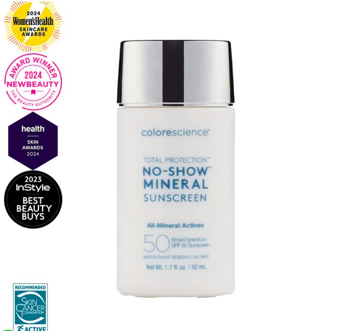 Total Protection No-Show Mineral Sunscreen SPF 50