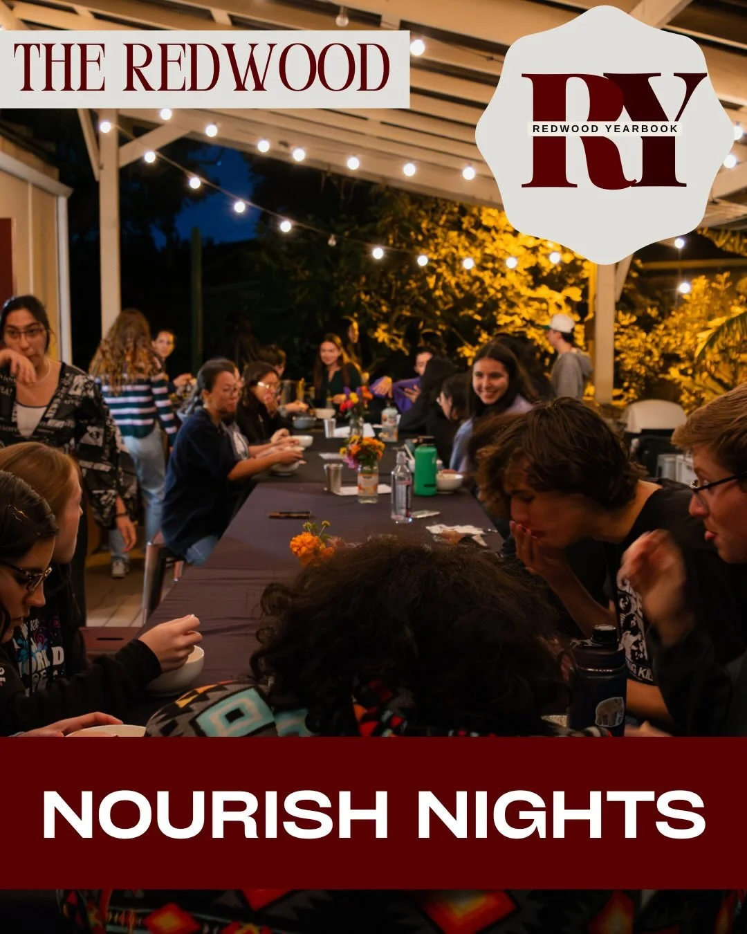 throwback to nourish nights&hellip; happy thanksgiving!! 🍁🍂

#redwood #redwoodyearbook #scu #santaclarauniversity #thanksgiving