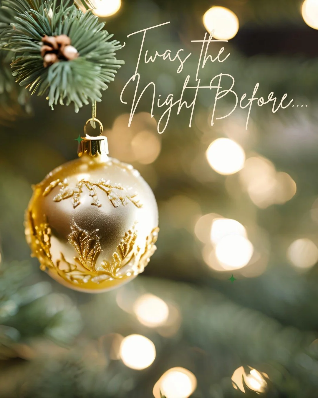 There is something uniquely peaceful about Christmas Eve. As the world slows down tonight, I hope you find quiet moments to reflect, breathe, and enjoy the anticipation of tomorrow.⁣
⁣
Wishing you a beautiful evening filled with warmth, connection, a
