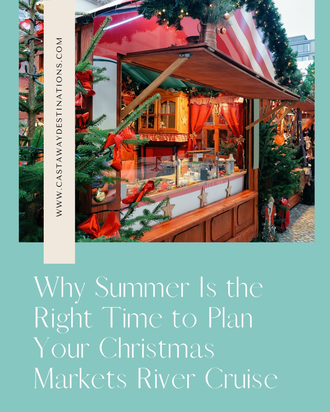 It feels a little funny to think about Christmas while we're in the middle of summer. But when it comes to Europe's Christmas markets, this is actually when the magic begins.⁣
⁣
The most popular river cruises often fill months before the first orname