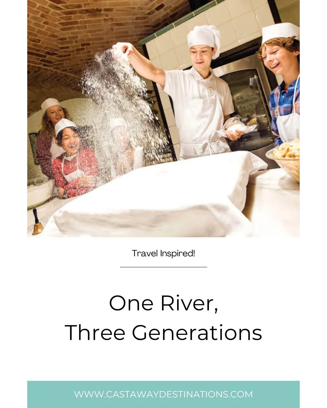 The older I get, the more I realize the best vacations aren't measured by how many places we visit.⁣
⁣
They're measured by the memories we make together.⁣
⁣
That's one of the reasons I love multigenerational river cruises. Grandparents, parents, and 