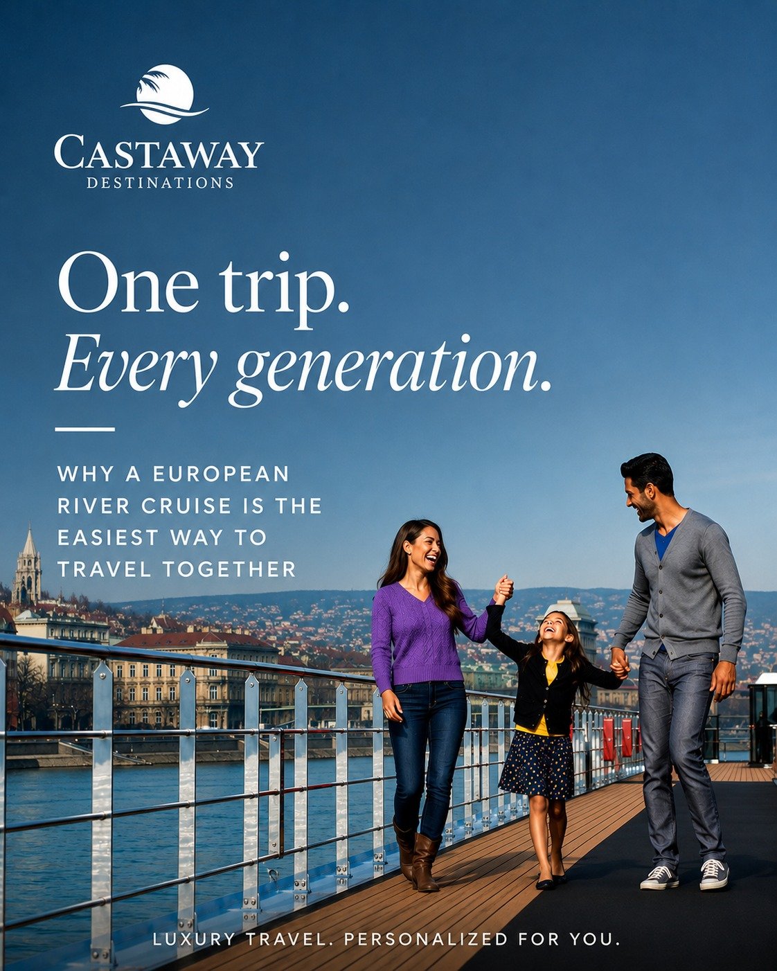 One trip. Every generation.

A European river cruise makes family travel simple. Unpack once, discover a new destination each day, and spend more time together instead of worrying about the logistics.

Swipe through to see why it's one of my favorite