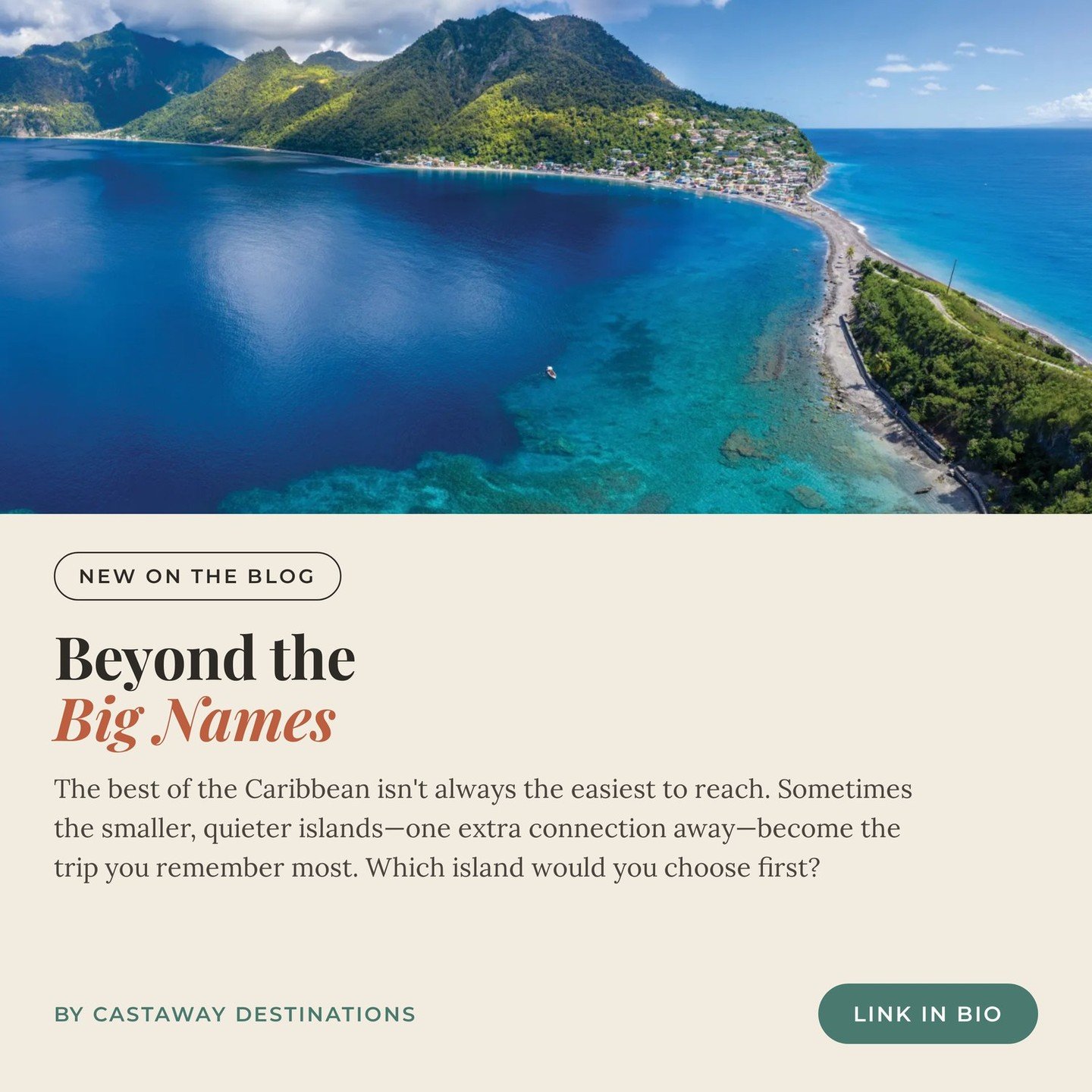 One thing to know about the Caribbean&rsquo;s smaller islands: getting there can be part of the adventure.⁣
⁣
A regional flight, ferry, or connection through a larger island may be necessary, which makes a thoughtfully planned itinerary especially im