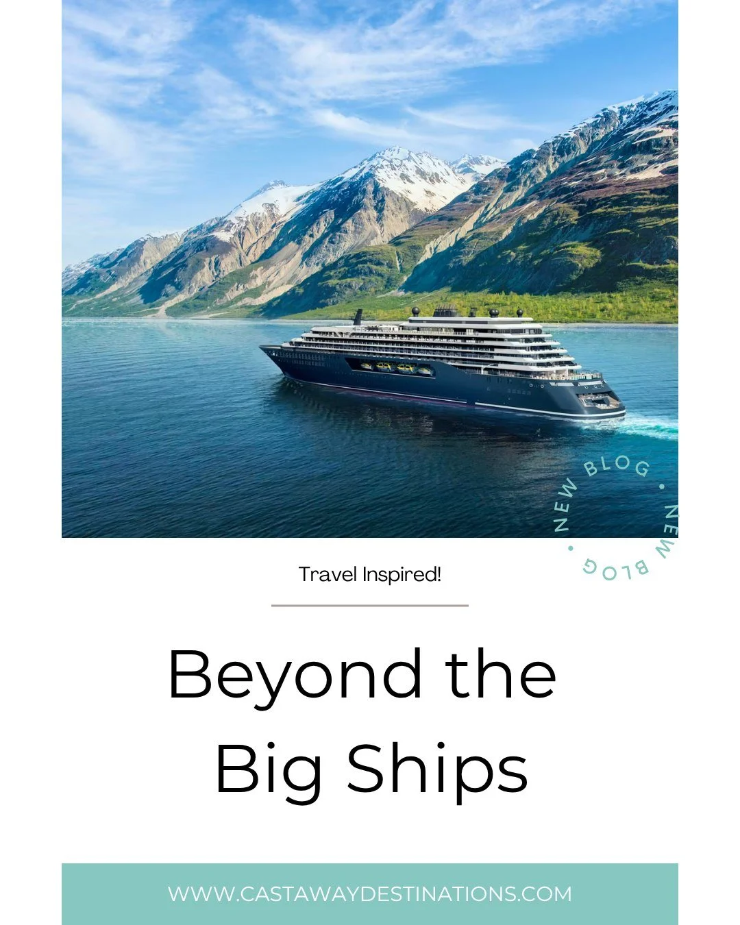 Beyond the Big Ships⁣
⁣
When you picture a cruise, do you immediately think of a ship carrying thousands of people?⁣
⁣
There&rsquo;s another side of cruising that feels completely different. Think intimate yachts, smaller harbors, fewer guests, and d