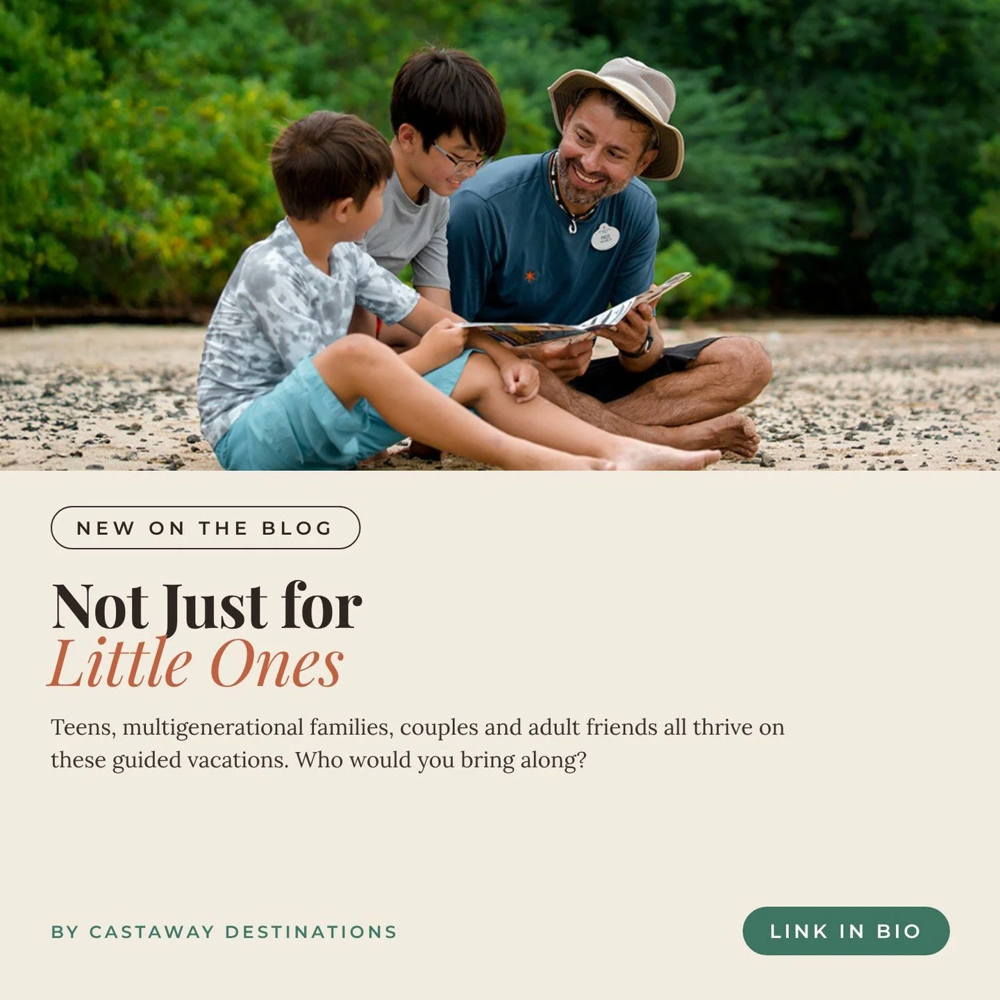 Is Adventures by Disney just for families with young children? Not at all!⁣
⁣
Depending on the itinerary, these guided vacations can be a wonderful fit for teenagers, multigenerational families, couples, and adults traveling together.⁣
⁣
The real que
