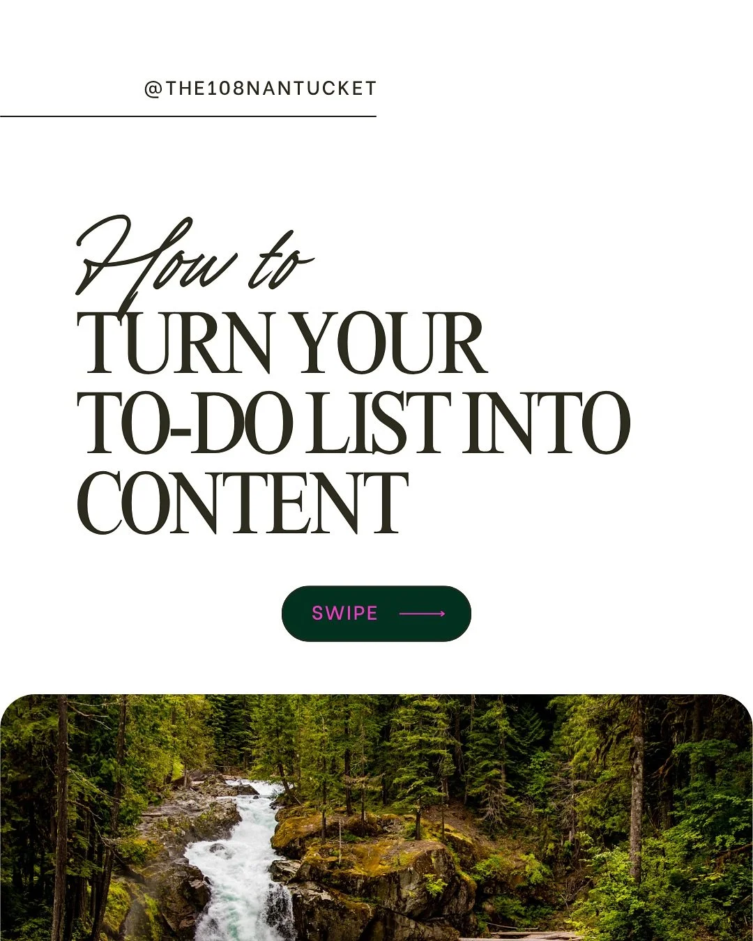 If content creation feels like another never-ending to-do, this one’s for you. 🫶
So often, we treat social media as something separate — when in reality, your best content is already happening in your day-to-day work.
The conversations
