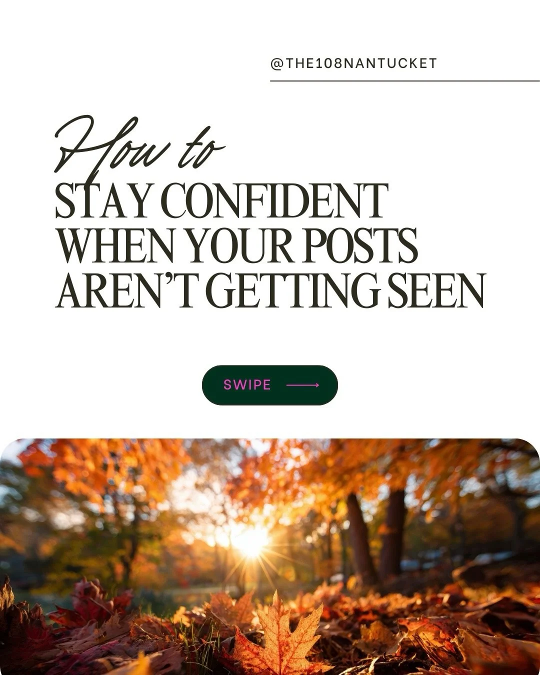 You show up, you create, and&hellip; hardly anyone sees it. Here&rsquo;s what to do next.✨🖤

When you&rsquo;re just starting out, low reach can feel discouraging. The good news? A few simple steps can help your posts get noticed &mdash; and help you