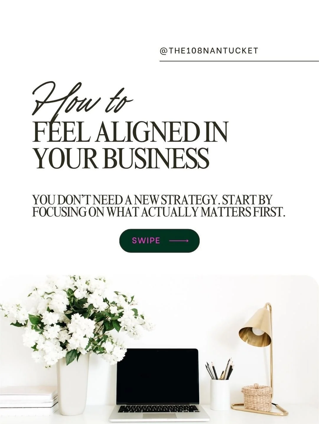 ✨ You don&rsquo;t need a new strategy to feel aligned in your business. Start by focusing on what actually matters first.

These 7 steps give you a clear path to check in, clarify your why, and act with intention &mdash; without adding more pressure.