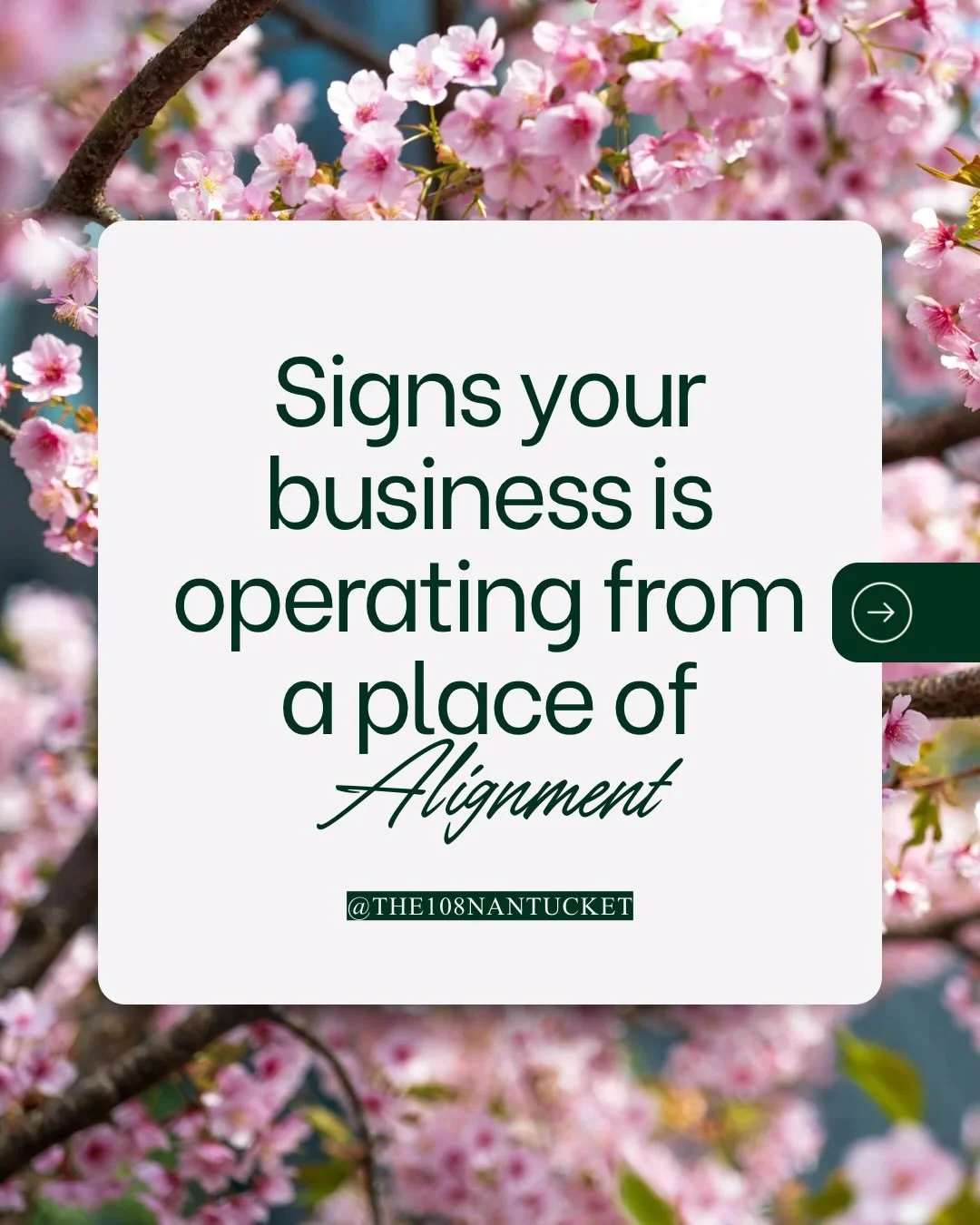 You don&rsquo;t always notice alignment when it&rsquo;s happening.

It doesn&rsquo;t usually arrive as a breakthrough moment. ✨
It shows up in quieter ways how decisions feel, how your energy responds, how your work fits into your life.

Alignment fe