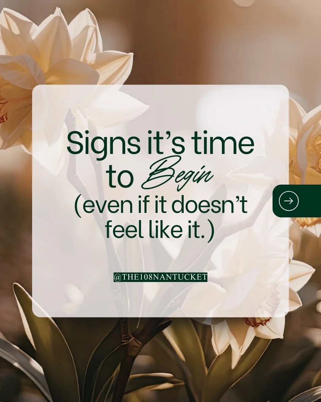 it rarely feels like the right time at first ✨

That space between the idea and the action
is where most people stay stuck

not because they don&rsquo;t know what they want
but because they&rsquo;re waiting for it to feel easier to begin

They imagin